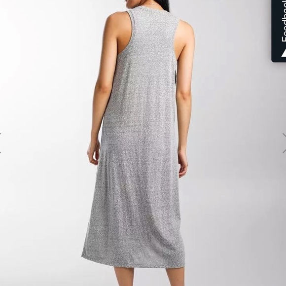 Z Supply Reverie Knot Triblend Midi Dress Heather Grey Size XS - Picture 2 of 9